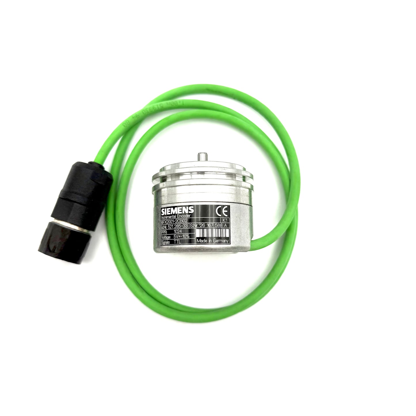6FX2001-2CB02 Inkrementalgeber RS422 1024I/U Synchro 6mm 5V univ. Inkr. Wegmessgeber 1024 Pulse/U mit LED,