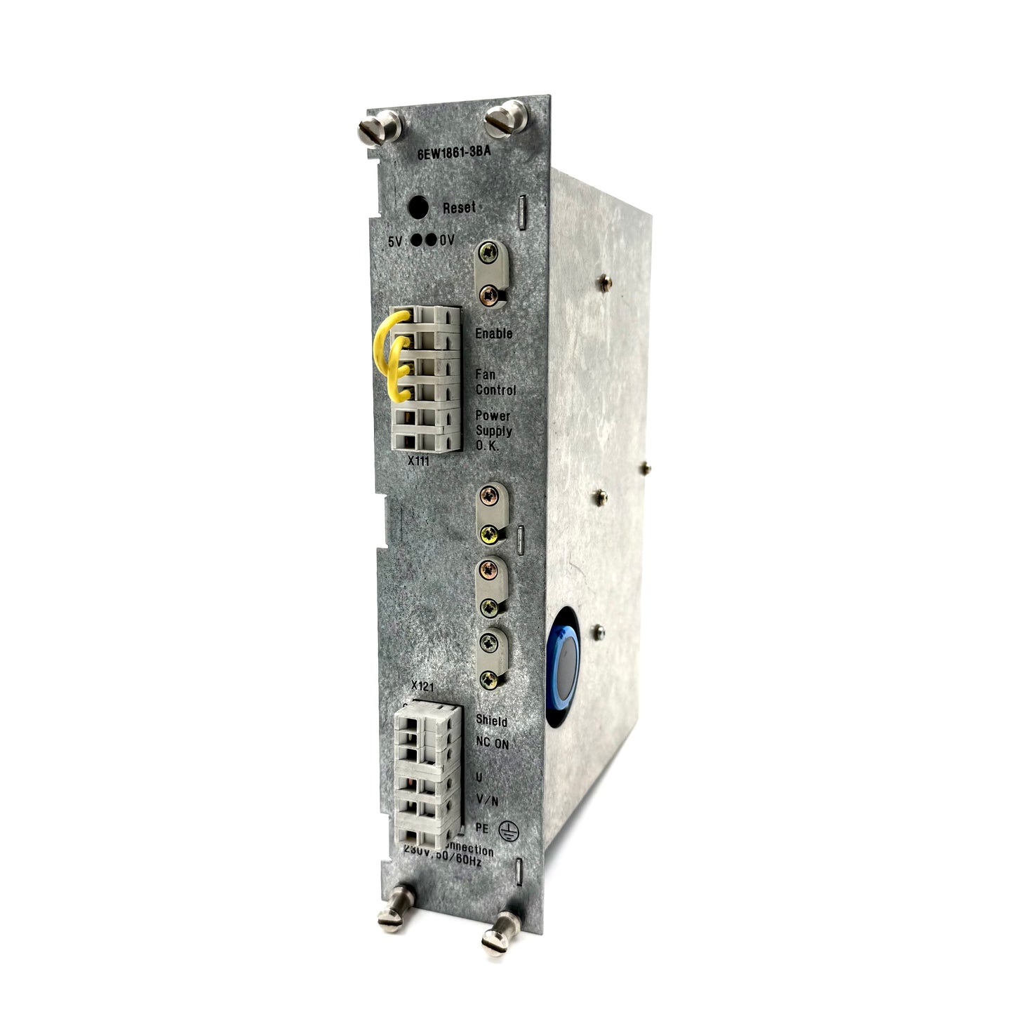 6EW1861-3AB SINUMERIK 820 STROMVERSORGUNG 230V/5V, 15A FUER BEDIENTAFEL UND EG (P08) --- gebraucht/funktionsgeprüft ---