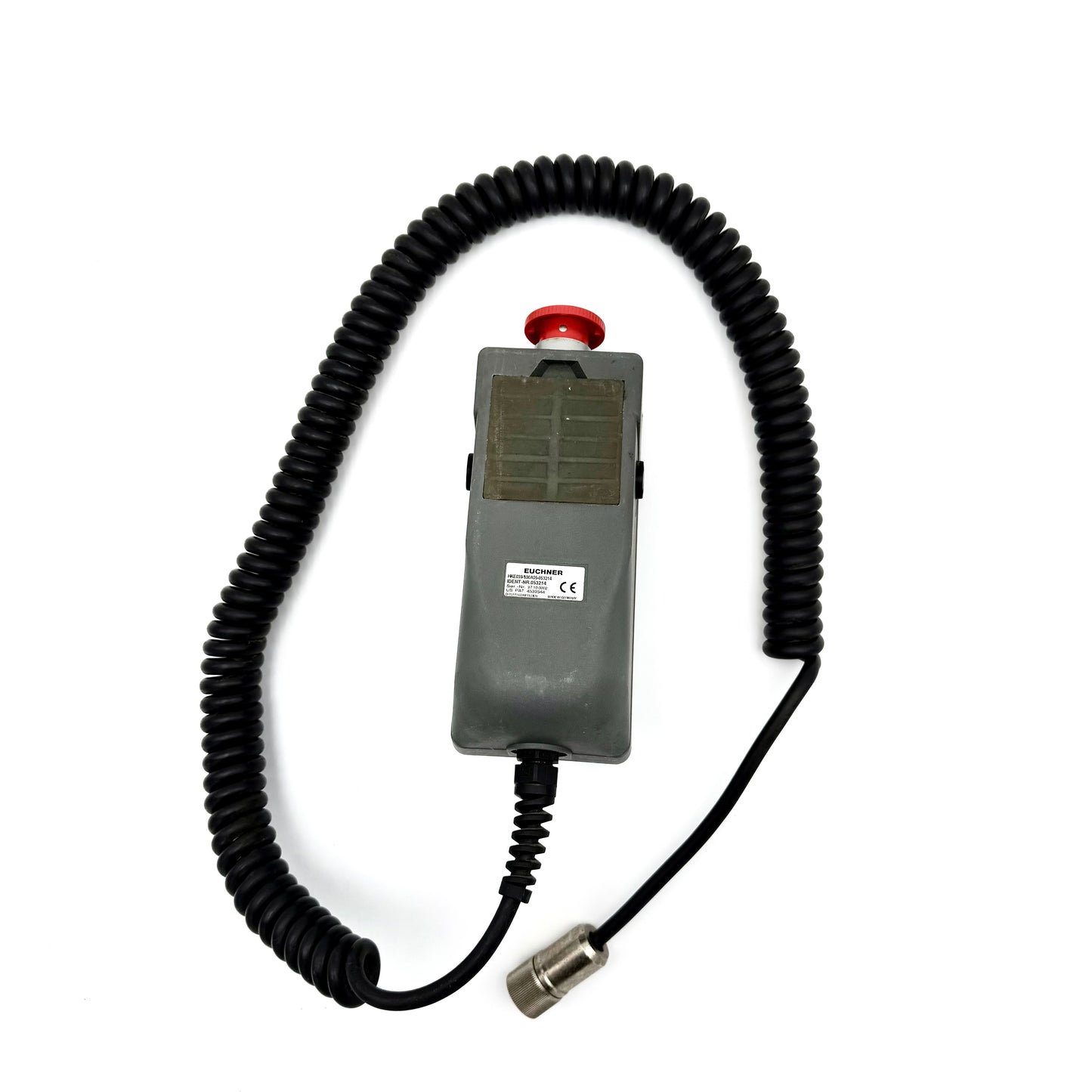 HKE039-100A05-053214 053214 Euchner Handbediengerät, Leitung: Spiralkabel 1150mm, mit Not-Halt- Einrichtung