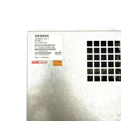 6FC5210-0DA00-1AA0 SINUMERIK MMC100.2 FM-NC/810D/DE/840D/DE MMC 100.2, FÄHIG MIT SYSTEMSOFTWARE MIT INTEL 486 ANZEIGE UMSCHALTBAR: DE/EN