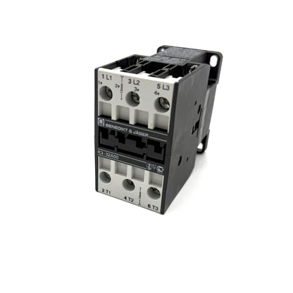 K3-32A00_230 Leitstungschütz Benedikt & Jäger EAN / GTIN:9005738816719 Magnetspule:220-240 V 50Hz Spulenleistung:AC: Einschalten: 115 VA, Halten: 3-4 Watt
