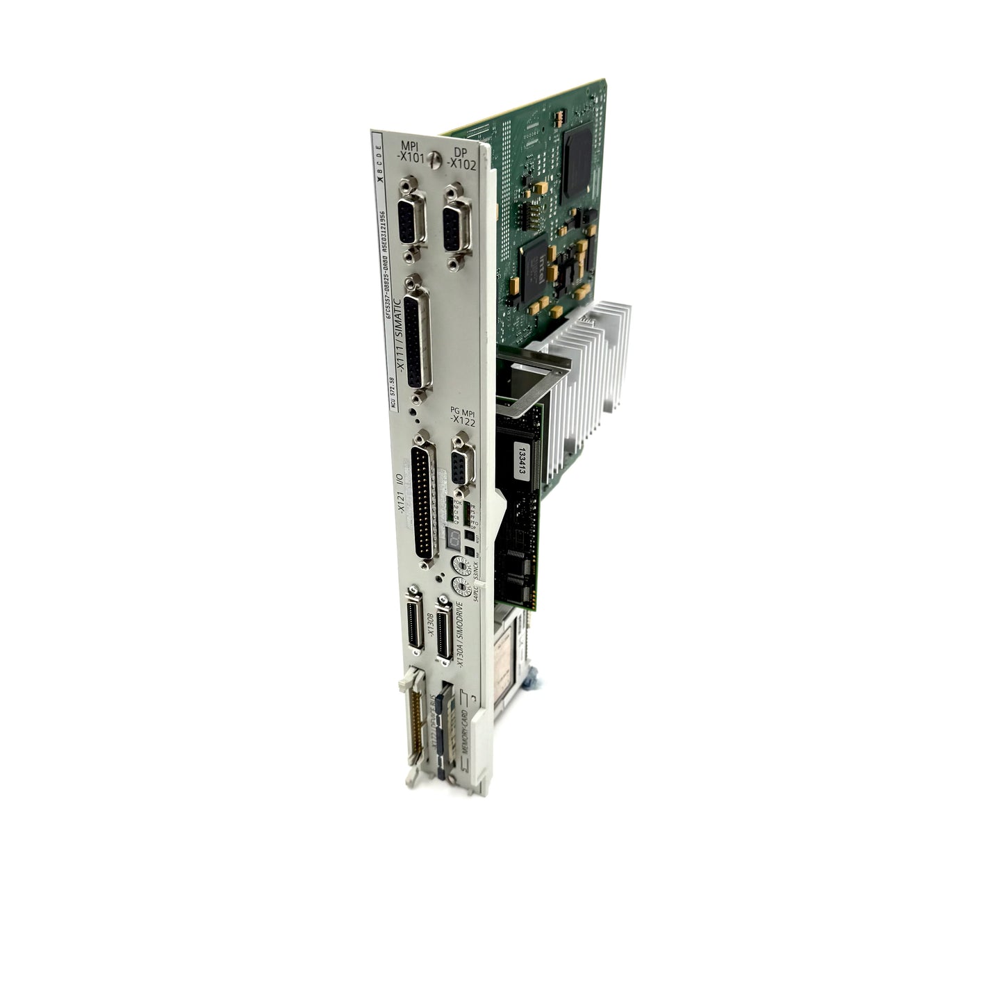 6FC5357-0BB25-0AB0 SINUMERIK 840D/DE CNC-HARDWARE NCU 572.5B 1,0 GHZ, 128 MB OHNE SYSTEMSOFTWARE SPEICHER: NC 3MB, PLC 128KB PROFIBUS-DP VORBEREITET  --- gebraucht/funktionsgebrüft ---