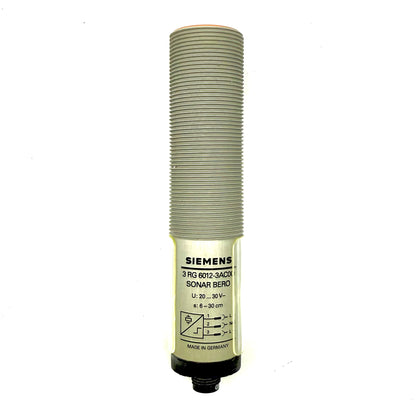 3RG6012-3AC00 Siemens Kompakt Sonar Bero DC 20-30V NC 6.. 30 cm