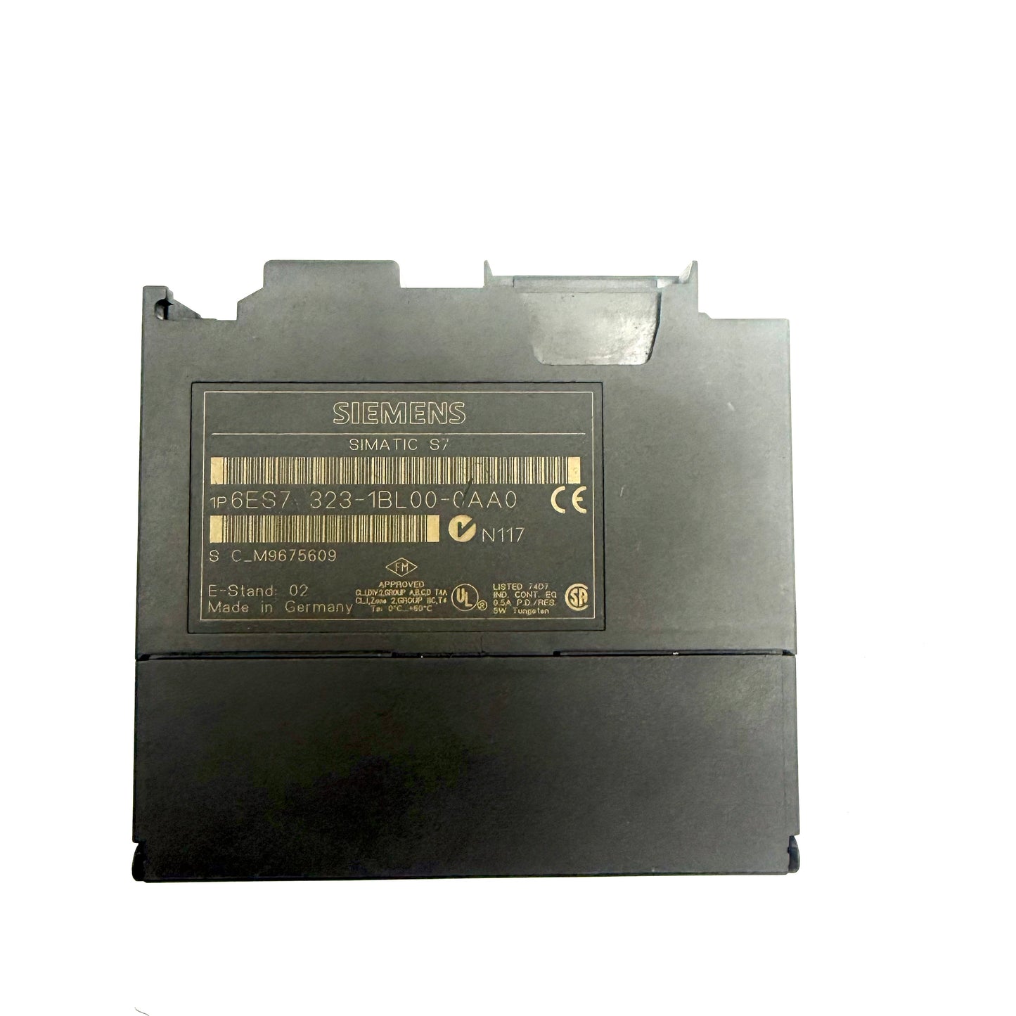 6ES7 323-1BL00-0AA0 SIMATIC S7-300, Digitalbaugr. SM 323, potentialgetrennt, 16 DE und 16 DA, DC 24V, 0.5A, Summenstrom 4A, 1x 40-polig  --- gebraucht/funktionsgeprüft ---